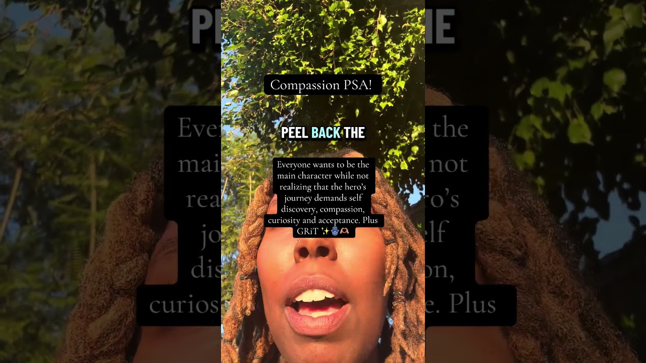 PSA: being the main character calls for inner self exploration 