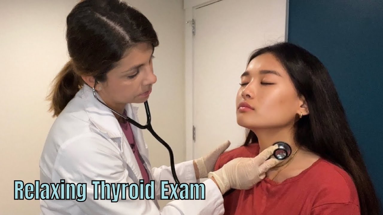 ASMR Real Person Endocrinologist Doctor Performs a Thyroid Exam Roleplay (Eye Exam Soft Spoken)