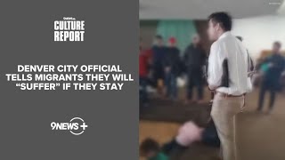 Video from inside shelter shows city official encouraging migrants to leave | The Culture Report