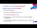 Club Development and Planning Webinar