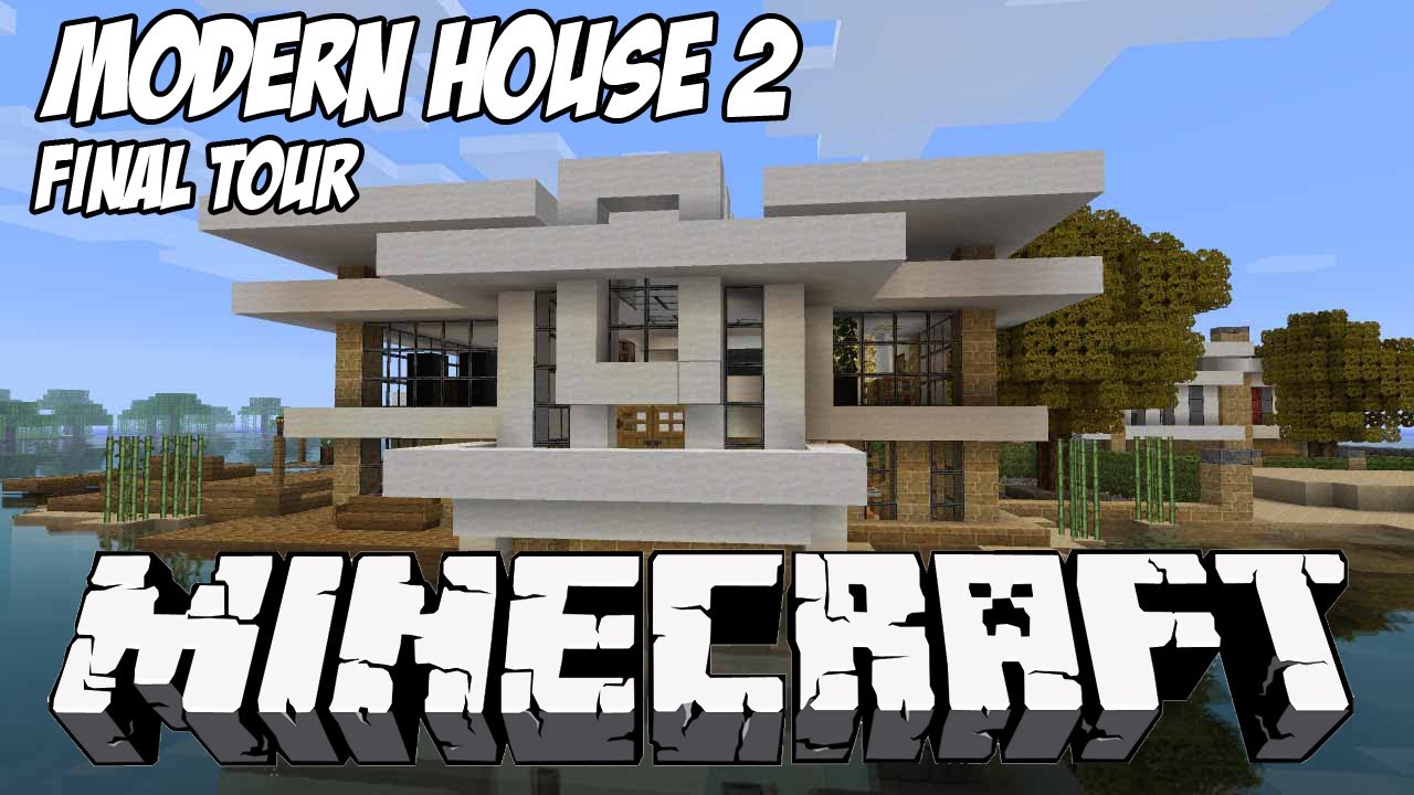 minecraft modern house tour