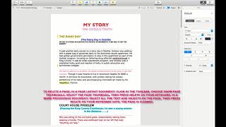 HOW TO ADD OR DELETE A PAGE IN A PAGES DOCUMENT MAC