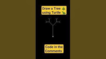 How to Create a Tree with a Turtle in Python #python #turtle #tree #nature #recursion #viralvideo