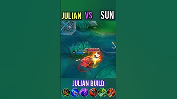 Julian vs Sun Mlbb #julian #sun #mobilelegends #shorts