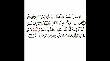سورة الإنسان 4 القسم الرابع تكرار كيفي من ويطوف عليهم ولدان مخلدون إلى وكان سعيكم مشكورا 