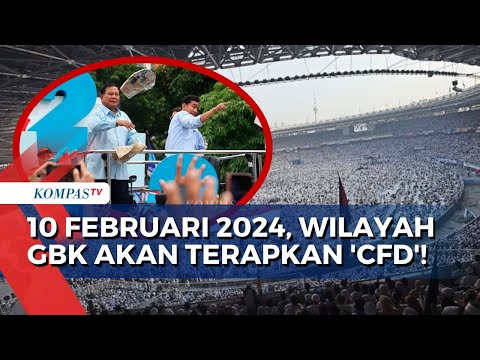 Mulai dari Pukul 14.00 hingga 20.00 WIB, Begini Sistem &#39;Car Free Day&#39; saat Kampanye Akbar di GBK!