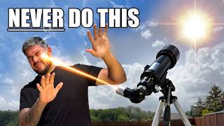 I Pointed a Telescope at the Sun