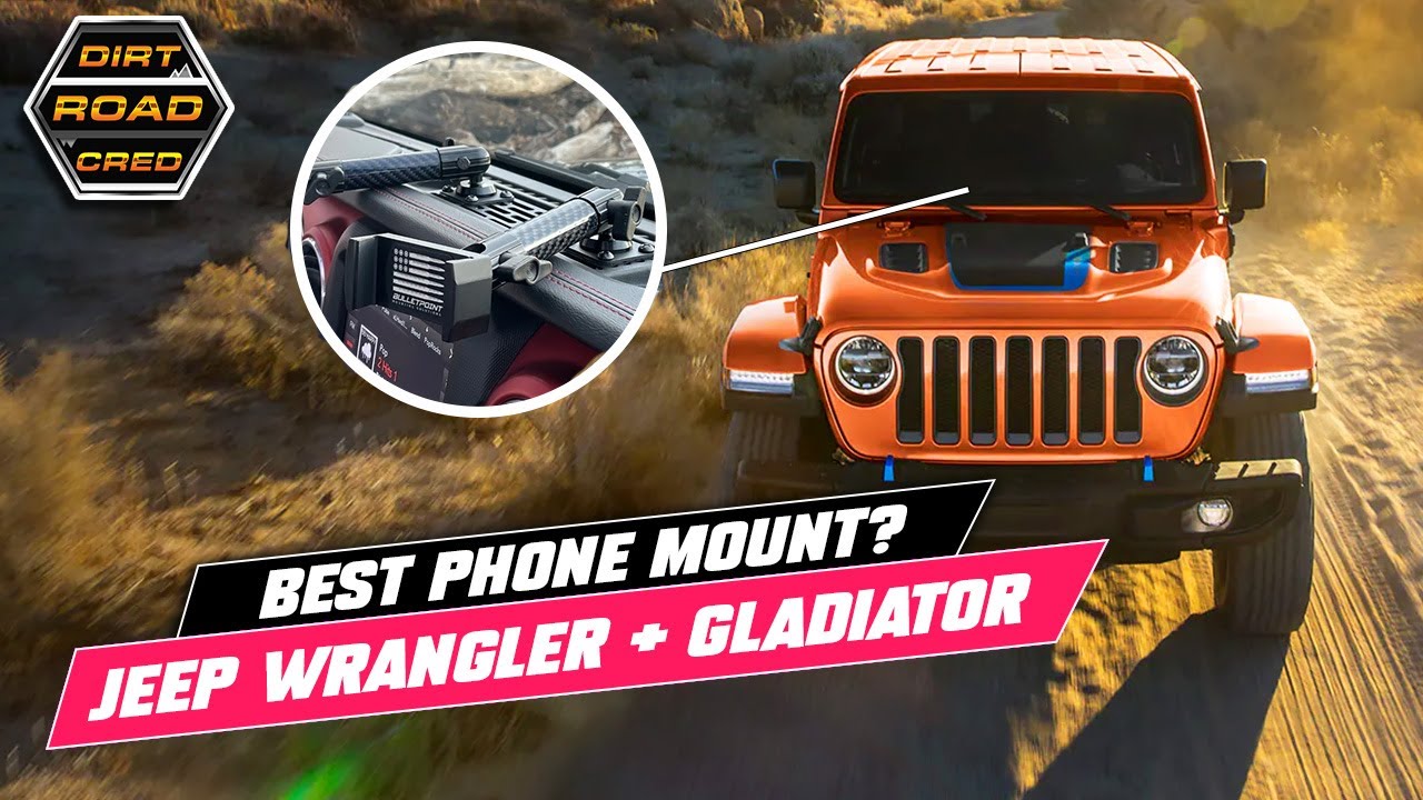 Jeep Wrangler Phone Mount - Bulletpoint Mounting Solutions