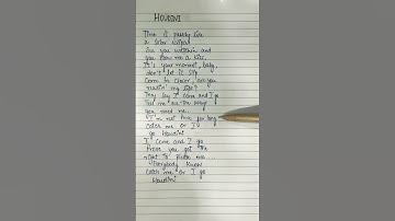 Thumbnail of 🌼Houdini song lyrics ~ Dua Lia #houdini #lyrics #shorts