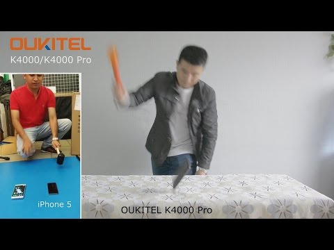 OUKITEL K4000 Pro, K4000 and iPhone 5 Hammer Test - What Will Happen?