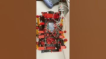 #fischertechnik TXT controller: Mirft2 222 (#shorts version) Software change, wiring & walking test