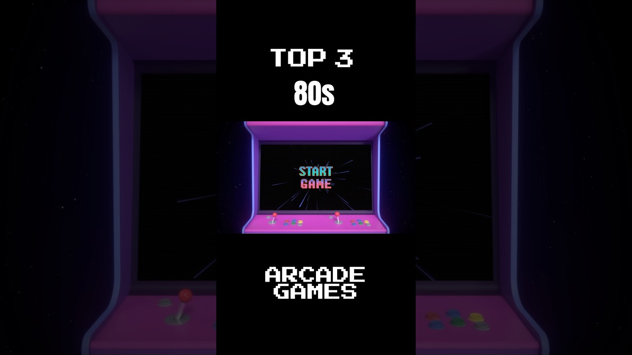 Top 3 80s Arcade Games #shorts #short #80s #gaming