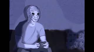 Sad Wojak playing games Meme