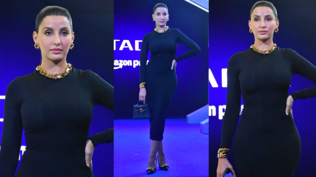 Hottie 🤩 Nora Fatehi Arrives at #citadel Premiere 🔥💖📸