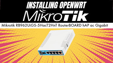 Installing OpenWRT on Mikrotik RB962UiGS HAP AC