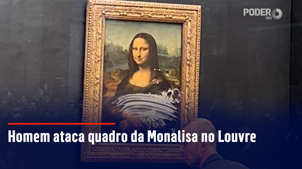 Vídeo mostra equipe do Louvre limpando quadro da Monalisa