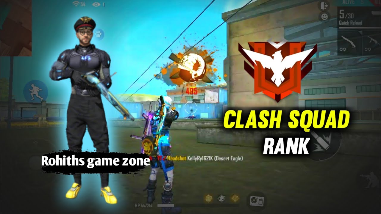 BEST CLASH SQUAD RANKED MATCH GAMEPLAY - GARENA FREE FIRE - YouTube