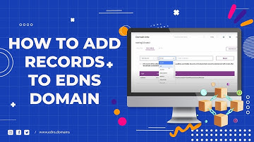 How to add records to EDNS domain