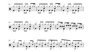 V.I.P – シド - SID - Drum Sheet - Drums Only