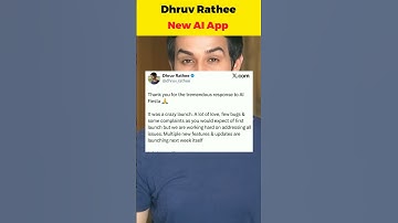 Dhruv Rathee Ai App New Record|#shorts