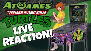 AtGames TMNT HD Pinball Machine LIVE Reaction! NOW At Sams Club!