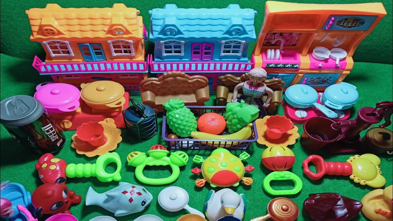 7 Minutes of Ultimate Toy Kitchen & Dollhouse Fun ||Colorful Pretend Play Adventure