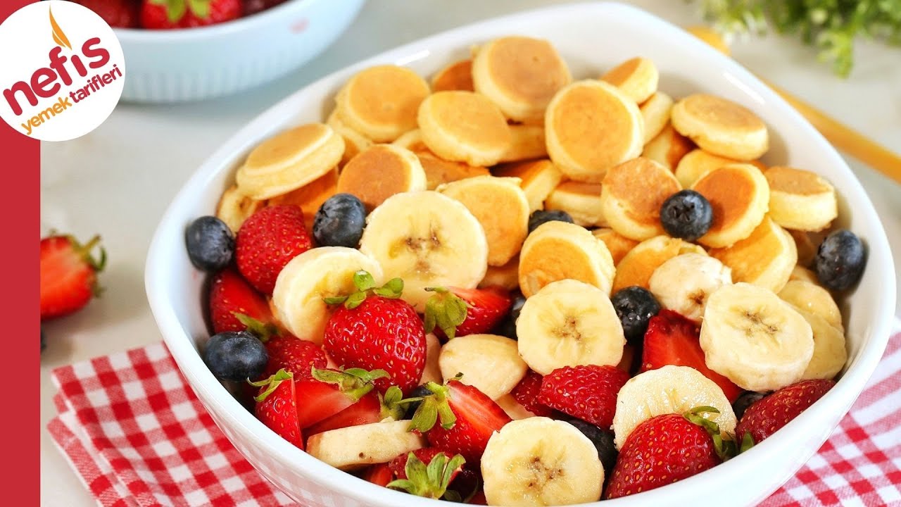 İşte Instagram’da Rekorlar Kıran Tarifimiz 🏆Meşhur Mini Tiktok Pankeki (Pancake) 🥞🥣