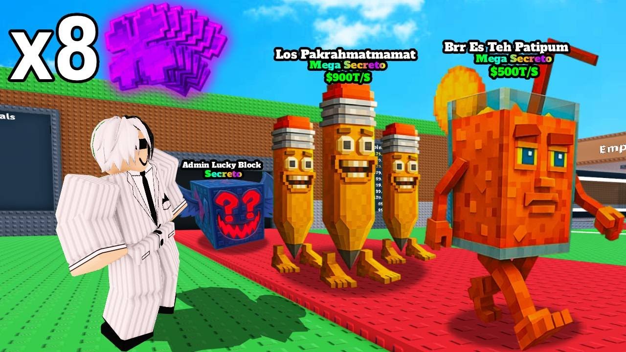 Activate MAXIMUM LUCK (X8) to STEAL IMPOSSIBLE SUPREME BRAINROTS