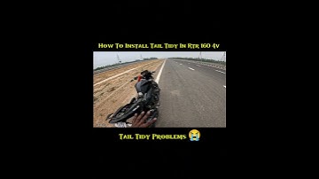 tail Tidy problems in Rtr 160 4v #automobile #tailtidy #motovlog #bikeriders #shortfeed #viralshort
