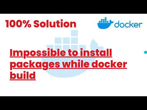 100% Solutions | Impossible to install packages while docker build | Docker Tutorials24