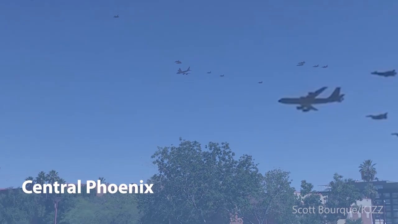 Watch Jets Perform Phoenix Flyover Kjzz