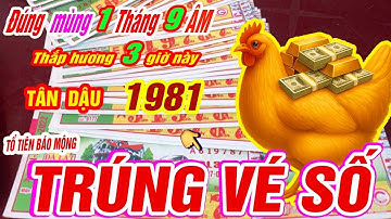 Đúng mùng 1 tháng 9 âm Tuổi TÂN DẬU 1981 thắp hương 3 giờ vàng tổ tiên dẫn lối trúng số cực giàu