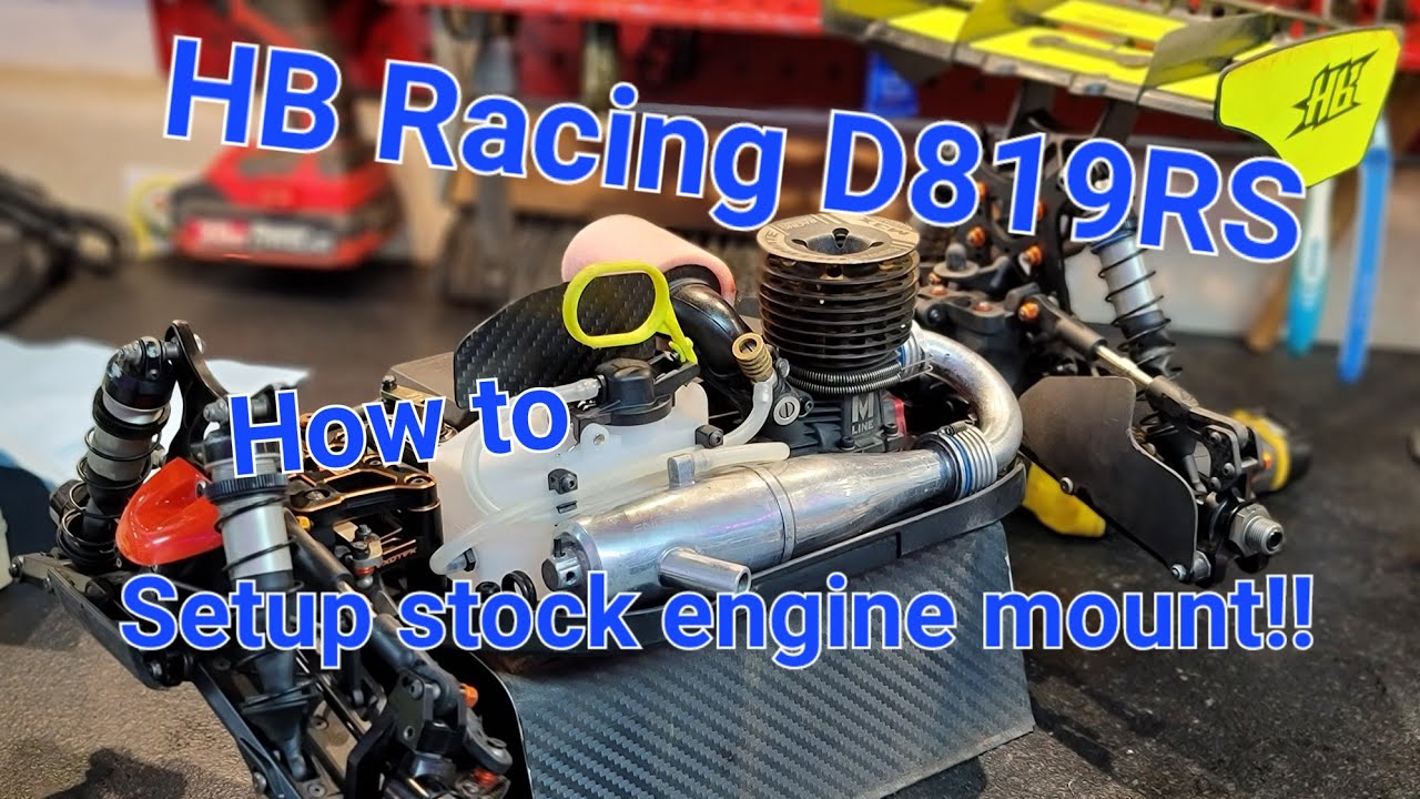 How to set up your D819rs engine mount. - YouTube