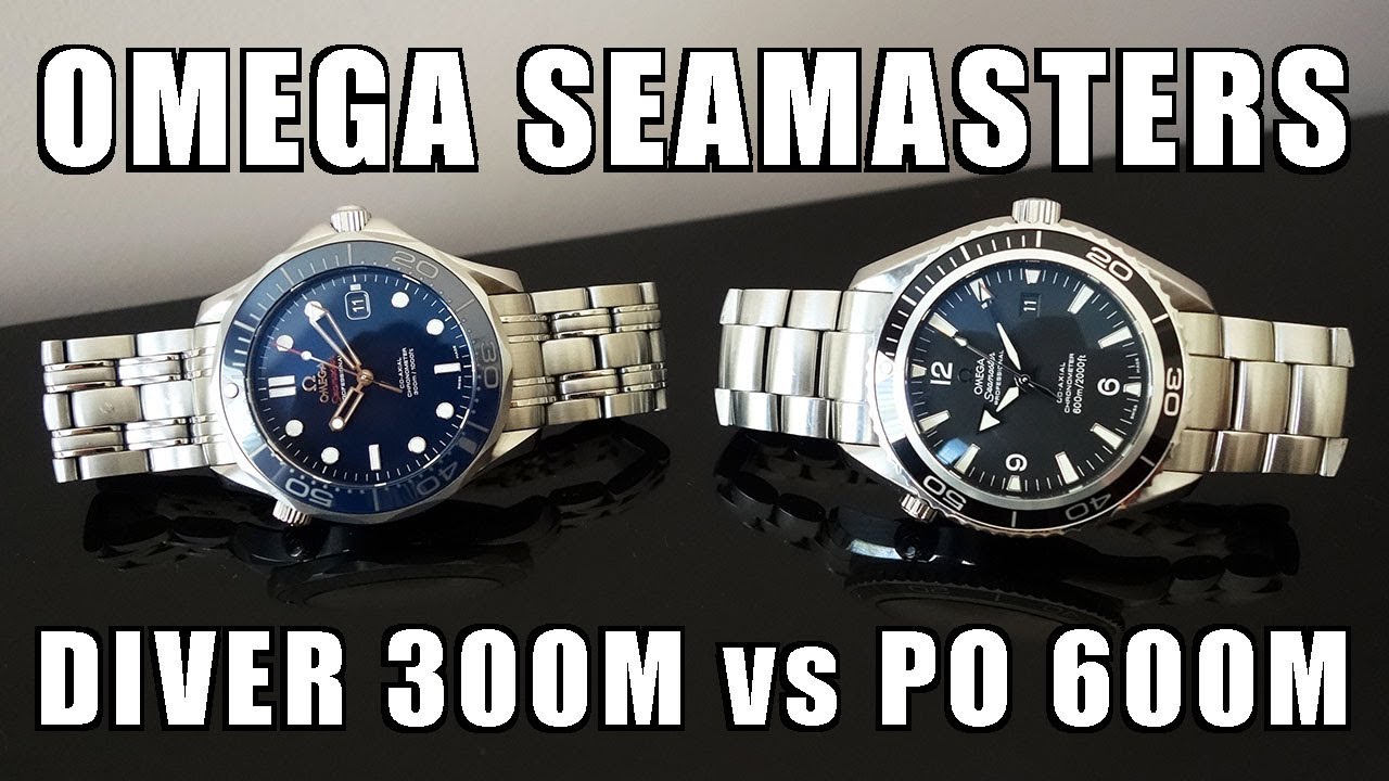 Omega Seamaster Comparison! Diver 300M vs Planet Ocean 600M - Perth WAtch 