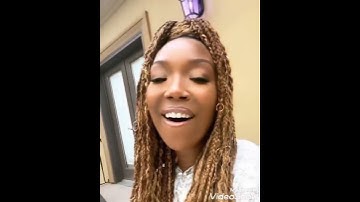 Brandy practicing (and mastering) Jazmine Sullivan