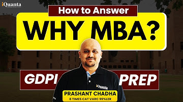 How to Answer "Why MBA" in Interview? | Ultimate GDPI Preparation Guide for MBA Interviews