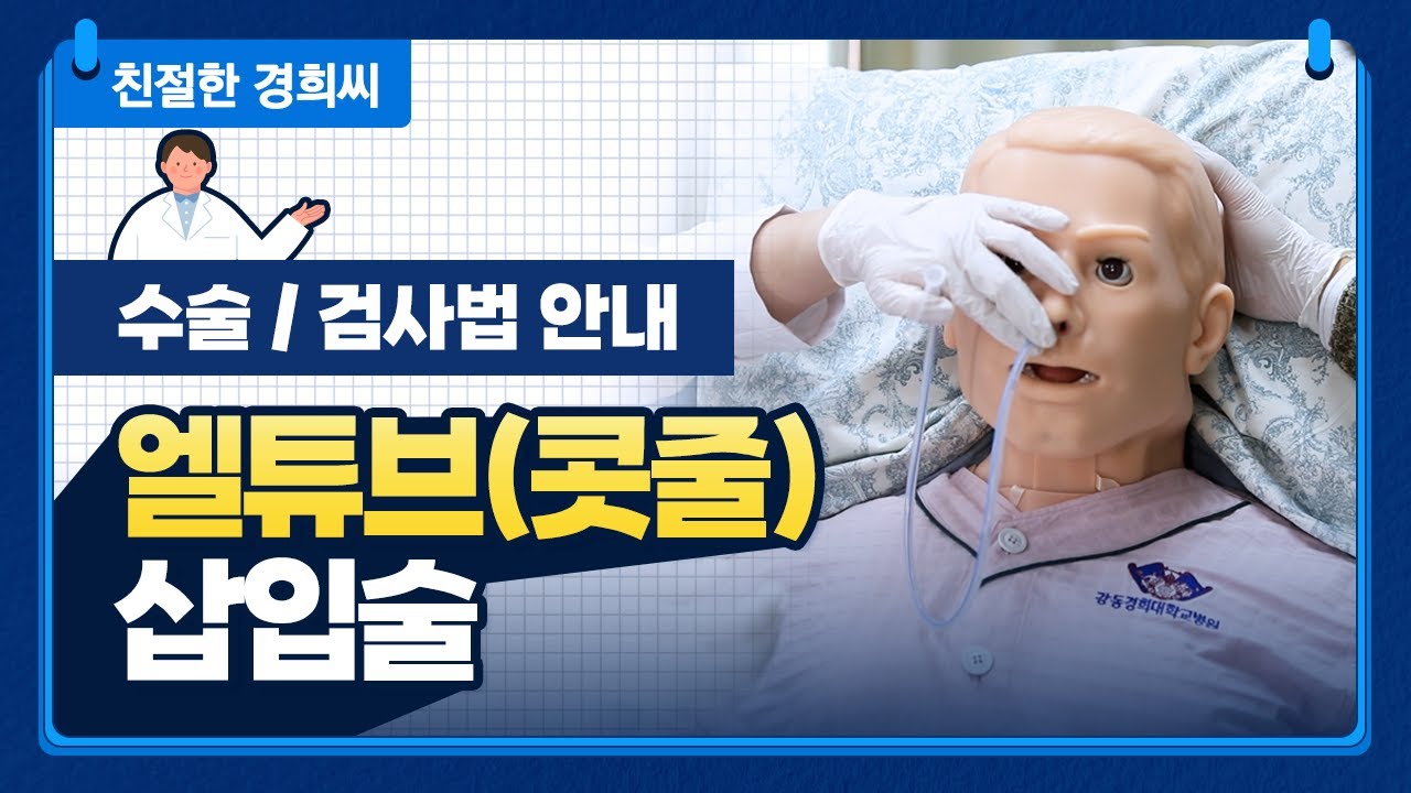 엘튜브 (콧줄) 삽입술