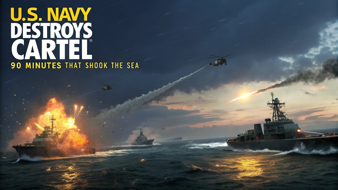 Inside the 90-Minute Battle: How the U.S. Navy Crushed a Mexican Cartel Fleet