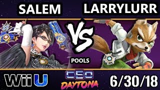 CEO 2018 Smash 4 - Liquid MVG | Salem (Bayonetta) Vs. MSF | LarryLurr (Fox) Wii U - Phase 2 Pools