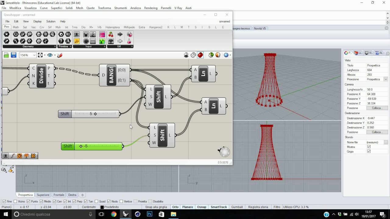 Modeling a Parametric Tower using Grasshopper for Rhinoceros 5 - YouTube
