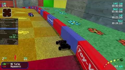 Re-Volt Speedrun All cups with pickups (1:03:36.91)