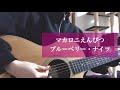 ブルーベリー・ナイツ/マカロニえんぴつ(cover) 弾き語り