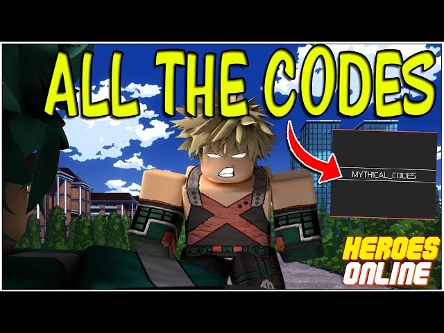 EVERY CODE IN ROBLOX HERO'S ONLINE!! 