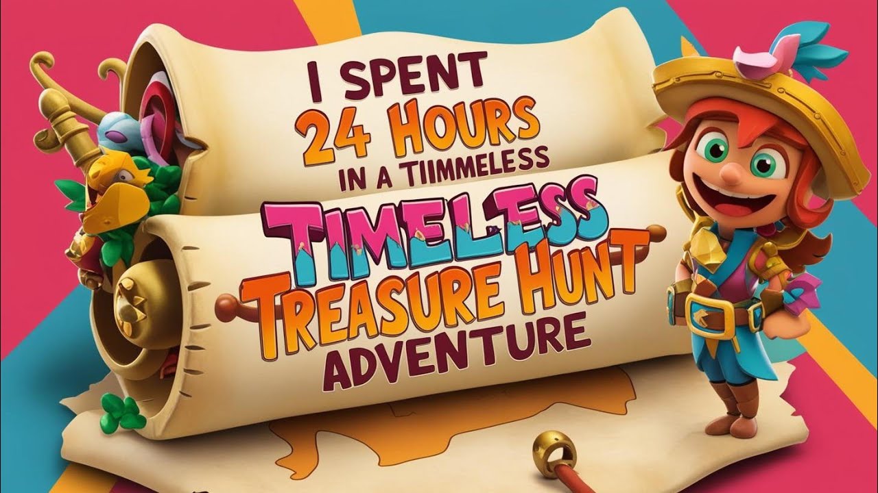 I Spent 24 Hours In A Timeless Treasure Hunt Adventure - YouTube