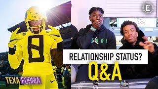 Q&A WITH OREGON FOOTBALL PLAYERS / Texafornia Episode 3