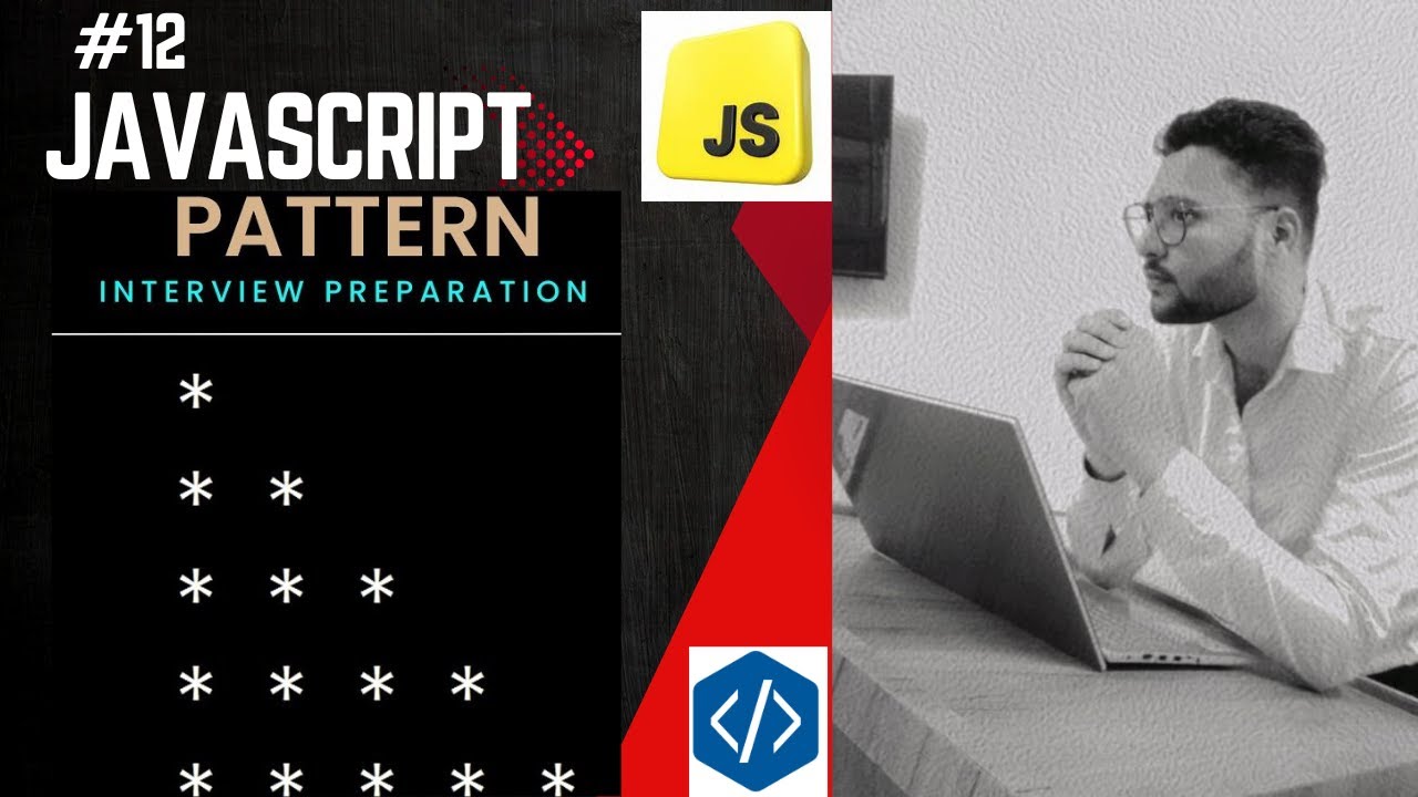 JavaScript patterns | nested loop | Interview question | print pattern ...
