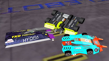 This Battlebots challenge is giving me Whiplash! - TheDominusIgnis plays Robot Arena 2