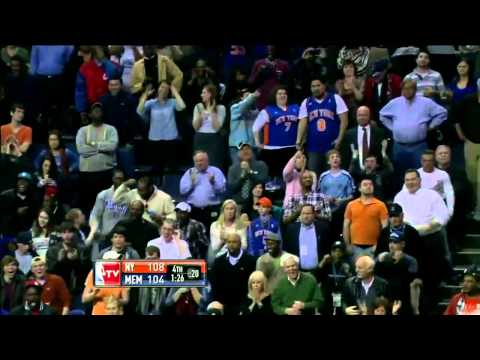 Dunk of the Night: Darrell Arthur One-Handed Dunk on Jared Jeffries (6ft.11) in HD, Mar. 9, 2011