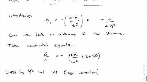 4.5 The Hubble parameter and deceleration parameter
