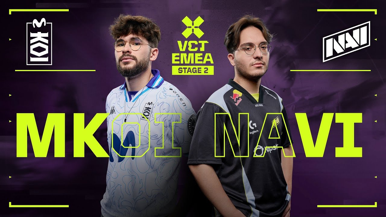 MKOI vs. NAVI - VCT EMEA 2025 Stage 2 - W5 D1 - Map 3
